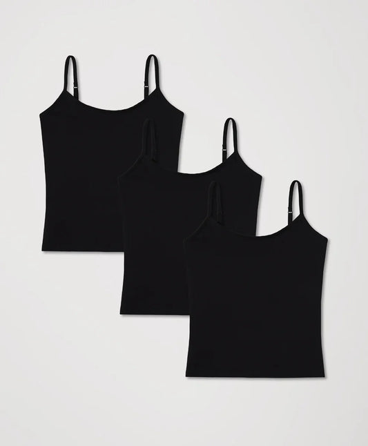 everyday shelf bra cami 3-pack